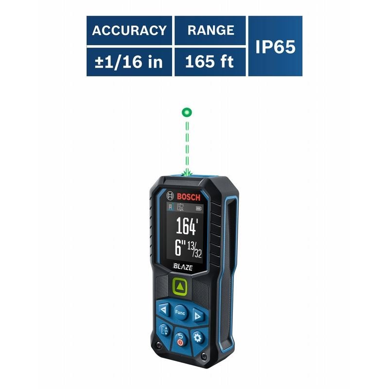 Bosch GLM165 - 25G Green - Beam 165 Ft. Laser Measure - Mississauga Hardware Centre IncBOSCHGLM165-25G
