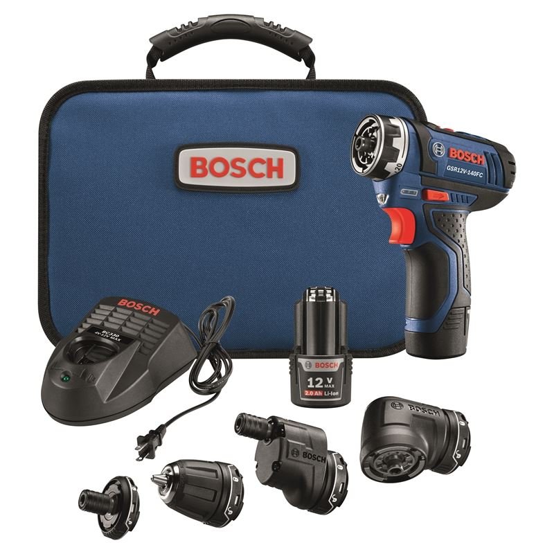 Bosch GSR12V - 140FCB22 12 V Max Flexiclick® 5 - In - 1 Drill/Driver System - Mississauga Hardware Centre IncBOSCHGSR12V-140FCB22