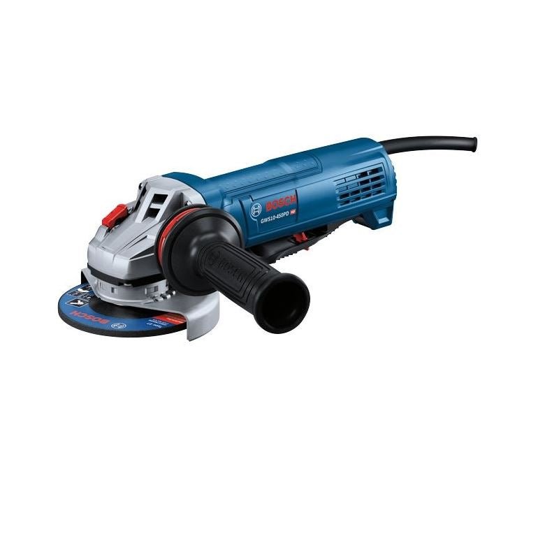 Bosch GWS10 - 450PD 4 - 1/2 In. Ergonomic Angle Grinder with No Lock - On Paddle Switch - Mississauga Hardware Centre IncBOSCHGWS10-450PD