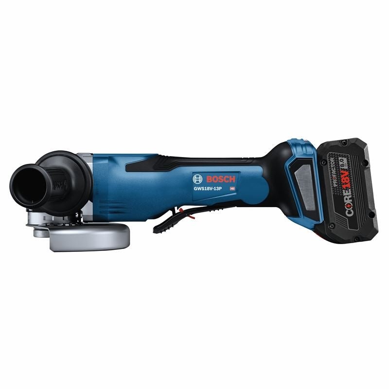Bosch GWS18V - 13PB14 PROFACTOR 18V Spitfire 5 - 6 In. Angle Grinder with Paddle Switch with (1) CORE 18V 8.0 Ah PROFACTOR Performance Battery - Mississauga Hardware Centre IncBOSCHGWS18V-13PB14