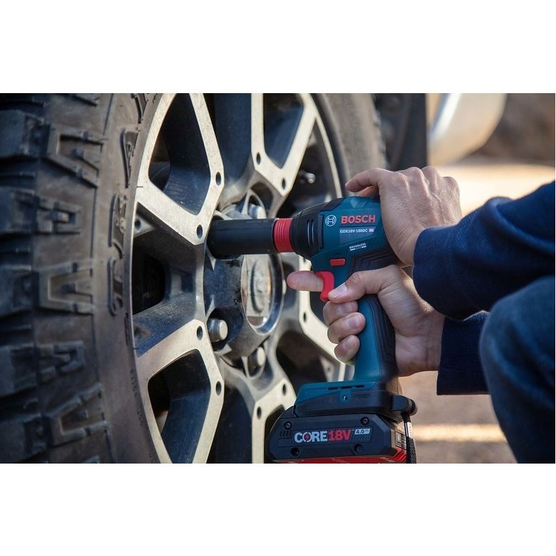 Bosch GXL18V - 260B26 18V 2 - Tool Combo Kit with Connected - Ready 1/2 In. Hammer Drill/Driver, Connected - Ready Two - In - One 1/4 In. and 1/2 In. Bit/Socket Impact Driver/Wrench, (1) CORE 18V 8.0 Ah Performance Battery and (1) CORE 18V 4.0 Ah Compact Battery - Mississauga Hardware Centre IncBOSCHGXL18V-260B26