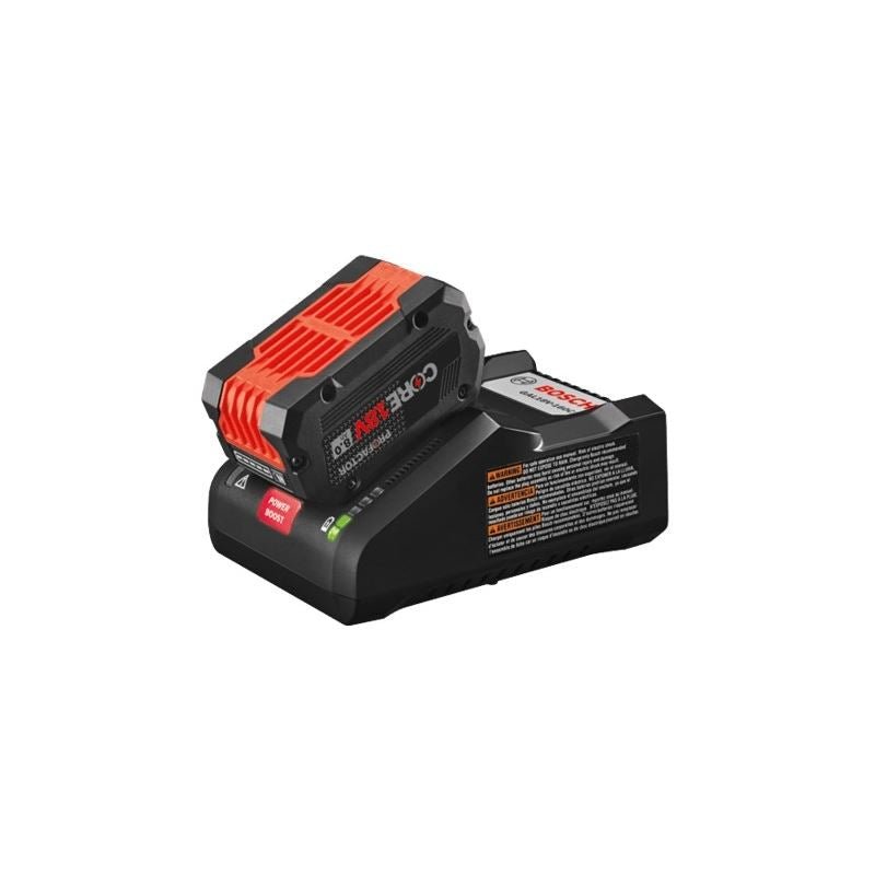 Bosch GXS18V - 13N24 18V CORE18V Performance Starter Kit with (2) CORE18V 8.0 Ah PROFACTOR Performance Batteries and (1) GAL18V - 160C 18V Lithium - Ion Battery Turbo Charger - Mississauga Hardware Centre IncBOSCHGXS18V-13N24
