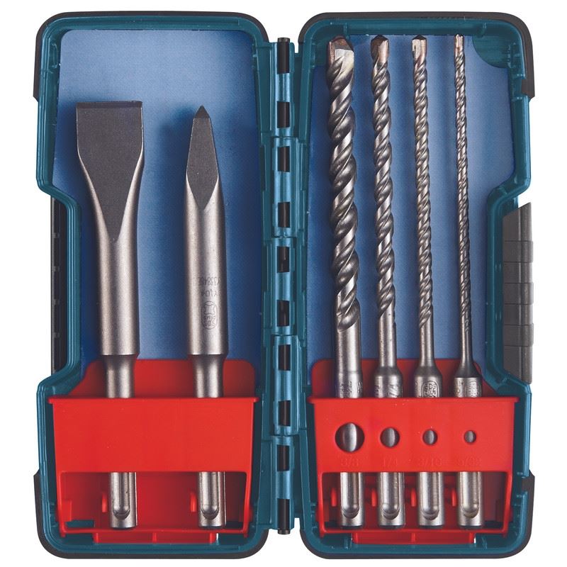 Bosch HCST006 6 pc. SDS - plus Bulldog Rotary Hammer Bit Set - Mississauga Hardware Centre IncBOSCHHCST006