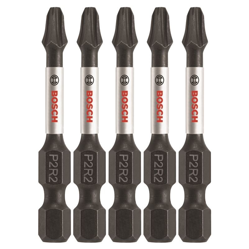 Bosch | ITP2R2205 5 pc. Impact Tough 2 In. Phillips/Square 2 Power Bits - Mississauga Hardware Centre IncBOSCHITP2R2205