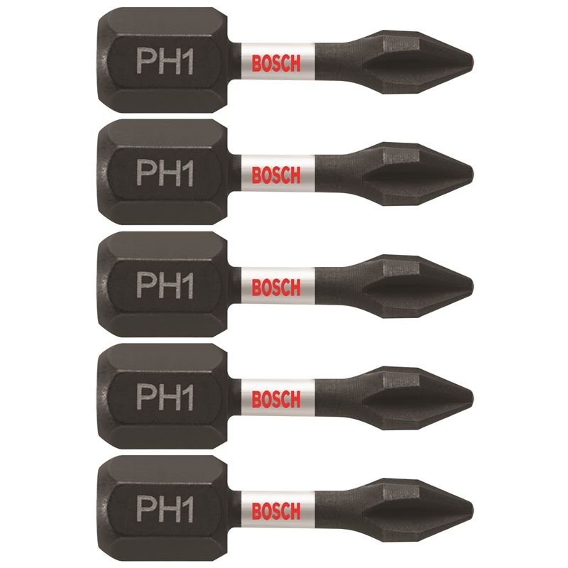 Bosch | ITPH1105 5 pc. Impact Tough 1 In. Phillips 1 Insert Bits - Mississauga Hardware Centre IncBOSCHITPH1105