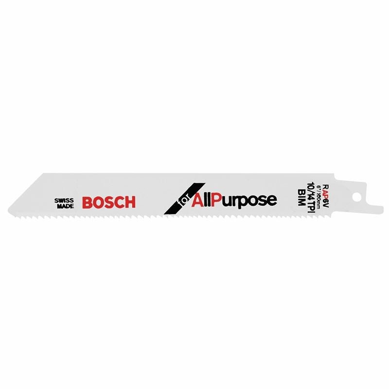 Bosch RAP6V 6 In. 10/14 TPI All - Purpose BiMetal Reciprocating Saw Blade - Mississauga Hardware Centre IncBoschRAP6V