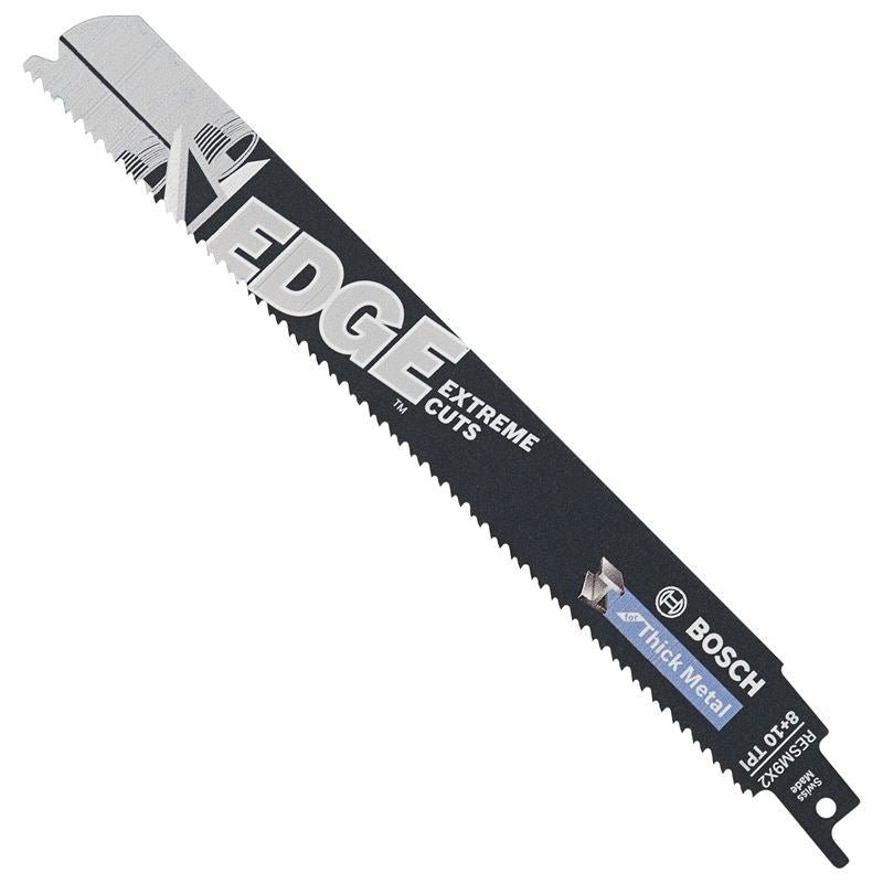 Bosch | RESM9X2 5 pc. 9 In. 8/10 TPI Edge Reciprocating Saw Blades for Thick Metal - Mississauga Hardware Centre IncBoschRESM9X2