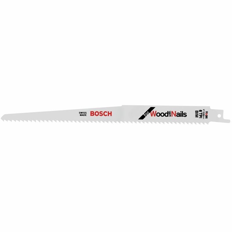 Bosch RN96 9 In. 6 TPI Wood with Nails Reciprocating Saw Blade - Mississauga Hardware Centre IncBOSCHRN96