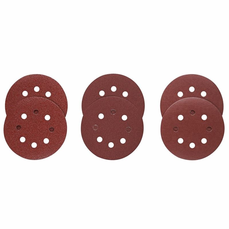 Bosch | SR5R000 8 - Hole Hook Loop Sanding Disc (60 - 120 - 240 Grit) - Mississauga Hardware Centre IncBOSCHSR5R000