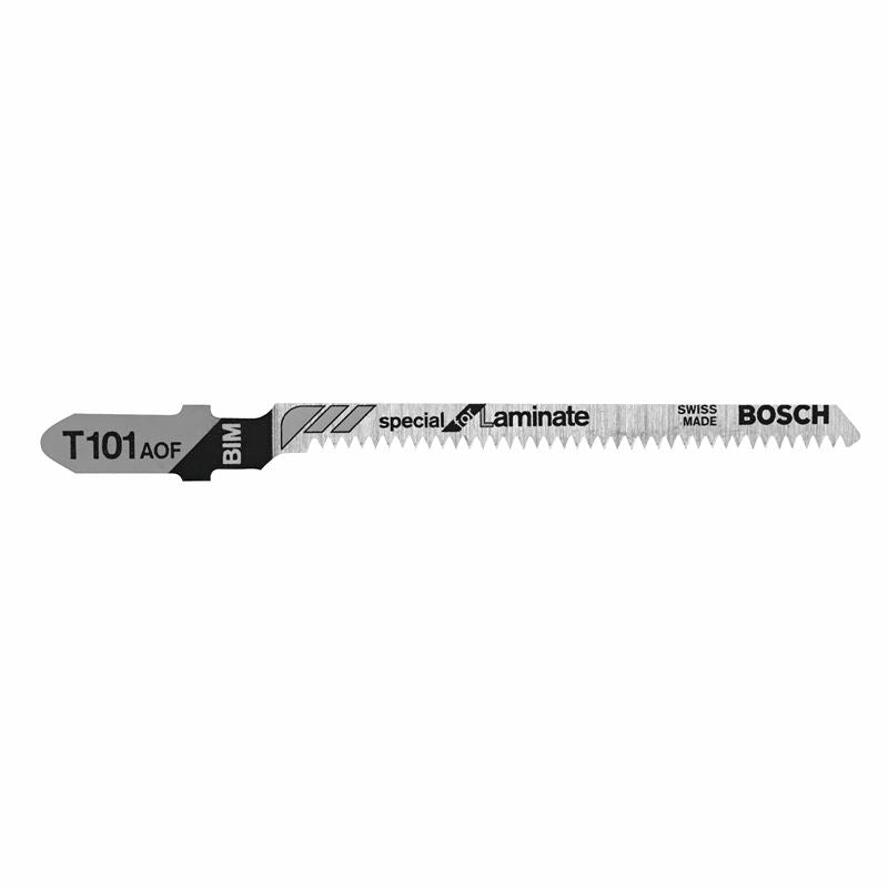 Bosch T101AOF 5 Pieces 3 - 1/4 In. 20 TPI Special for Laminate T - Shank Jig Saw Blades - Mississauga Hardware Centre IncBOSCHT101AOF