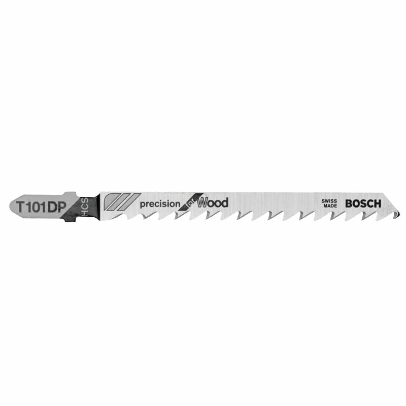 Bosch T101D 5 Pieces 4 In. 6 TPI Clean for Wood T - Shank Jig Saw Blades - Mississauga Hardware Centre IncBOSCHT101D
