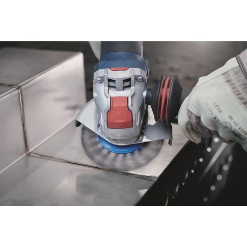 Bosch WBX418 4 - 1/2 In. Wheel Dia. X - LOCK Arbor Tempered Steel Crimped Wire Wheel - Mississauga Hardware Centre IncBOSCHWBX418