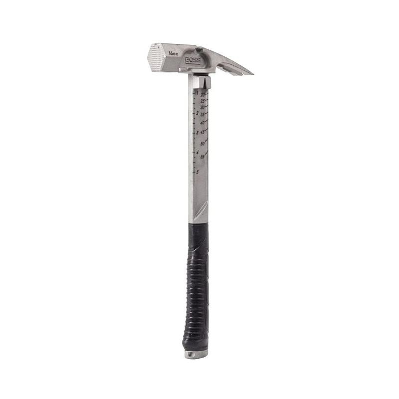 BOSS HAMMER 16oz PRO PLUS TITANIUM HAMMER - MILLED FACE - Mississauga Hardware Centre Inc