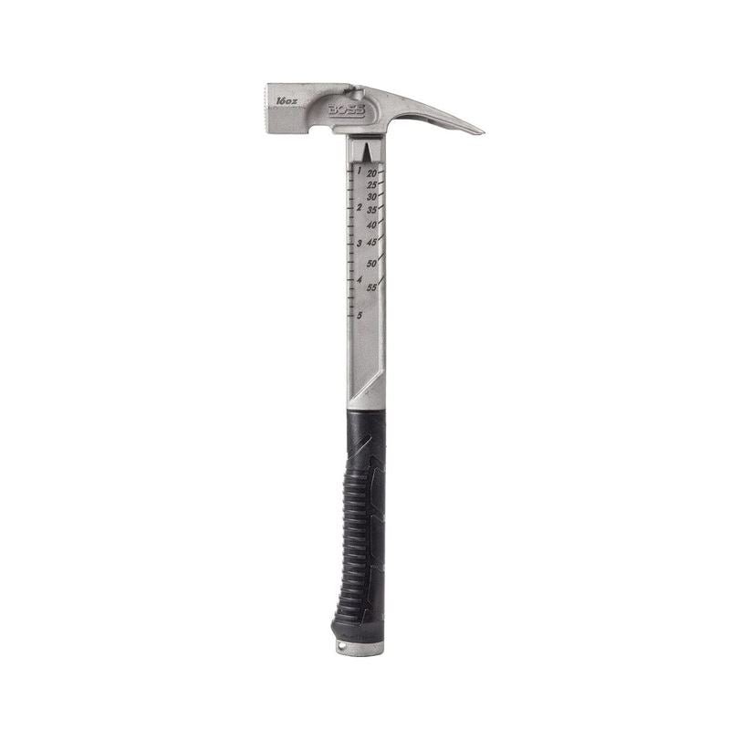 BOSS HAMMER 16oz PRO PLUS TITANIUM HAMMER - MILLED FACE - Mississauga Hardware Centre Inc