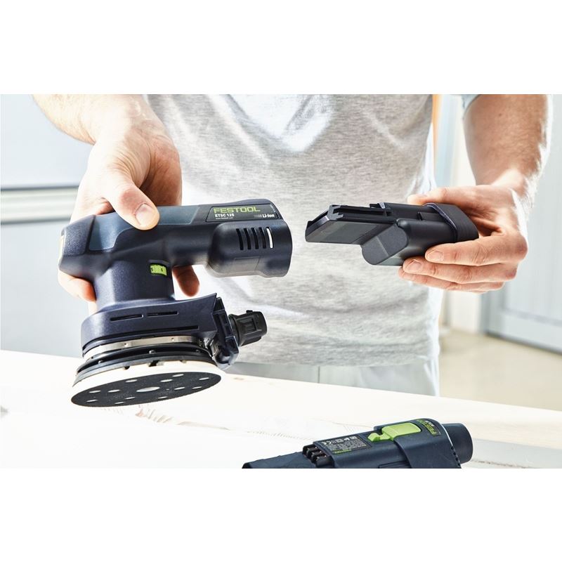 Cordless eccentric sander ETSC 125 Li 3,1 - Basic - Mississauga Hardware Centre IncFestool575384