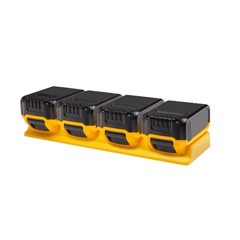 Dewalt 18V & 20V 4 - unit battery holder - Mississauga Hardware Centre Inc48 TOOLSBH-DEW-YEL-04