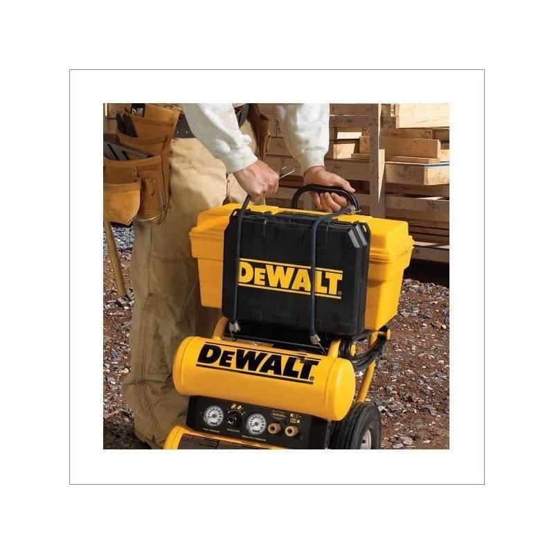 DEWALT | D55154 1.1 HP Continuous 4 Gallon Electric Wheeled Dolly - Style Air Compressor with Panel - Mississauga Hardware Centre IncDEWALTD55154