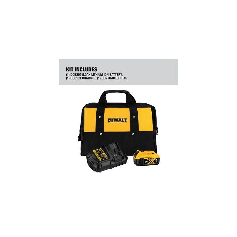 DEWALT DCB205CK 20V MAX 5.0Ah Battery Charger Kit with Bag - Mississauga Hardware Centre IncDEWALTDCB205CK