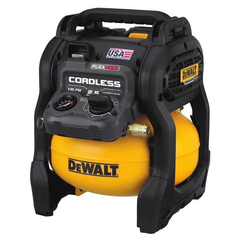 DEWALT DCC2560T1 FLEXVOLT 60V MAX* 2.5 GALLON CORDLESS AIR COMPRESSOR KIT - Mississauga Hardware Centre IncDEWALTDCC2560T1