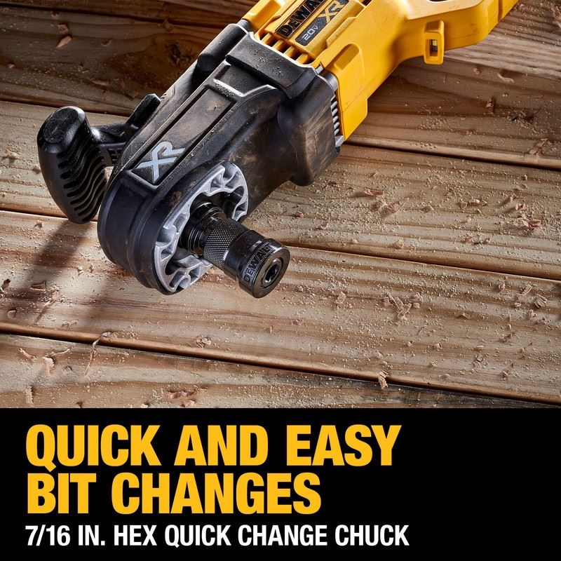 DEWALT DCD443B 20V MAX XR Brushless Cordless 7/16 in. Compact Quick Change Stud and Joist Drill with POWER DETECT Technology (Tool Only) - Mississauga Hardware Centre IncDEWALTDCD443B