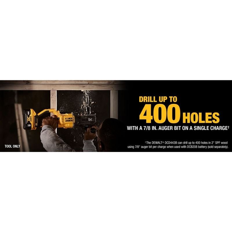 DEWALT DCD443B 20V MAX XR Brushless Cordless 7/16 in. Compact Quick Change Stud and Joist Drill with POWER DETECT Technology (Tool Only) - Mississauga Hardware Centre IncDEWALTDCD443B