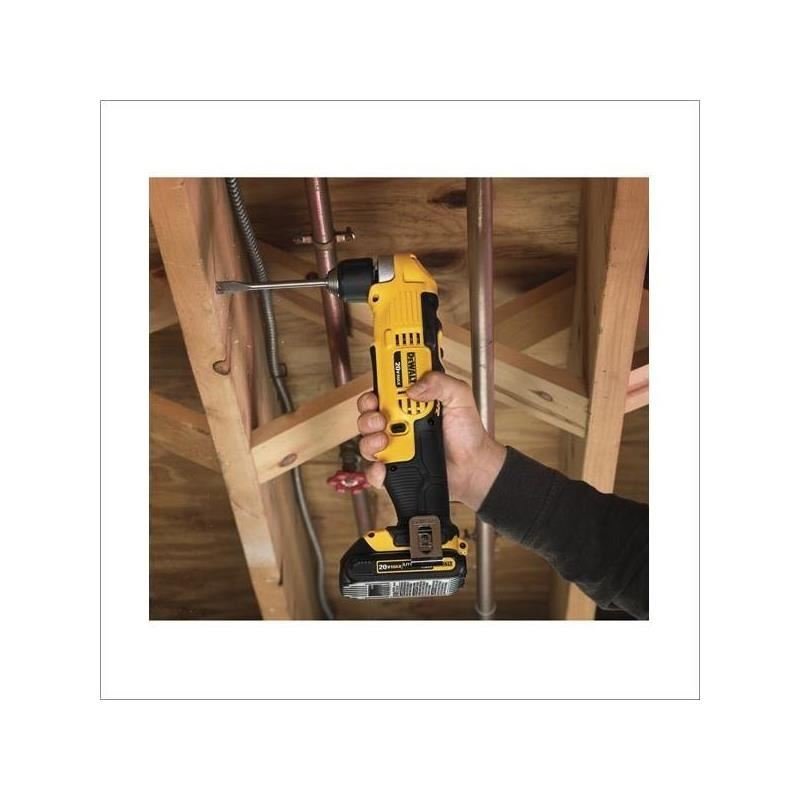 DEWALT | DCD740C1 20V MAX* Lithium - Ion 3/8" Right Angle Drill Driver Kit (1.5 Ah) - Mississauga Hardware Centre IncDEWALTDCD740C1