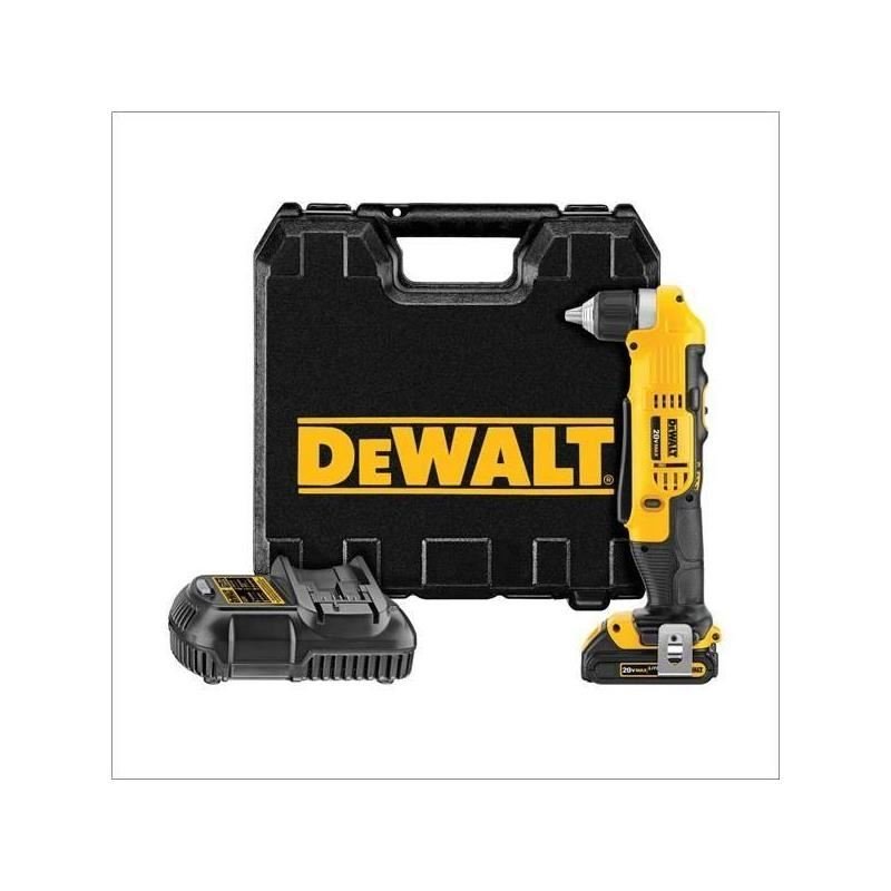 DEWALT | DCD740C1 20V MAX* Lithium - Ion 3/8" Right Angle Drill Driver Kit (1.5 Ah) - Mississauga Hardware Centre IncDEWALTDCD740C1