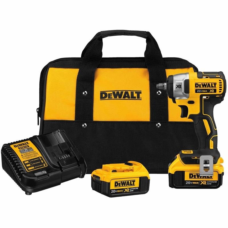 DEWALT DCF890M2 20V MAX* XR 3/8" Compact Impact Wrench Kit (4.0 Ah) - Mississauga Hardware Centre IncDEWALTDCF890M2