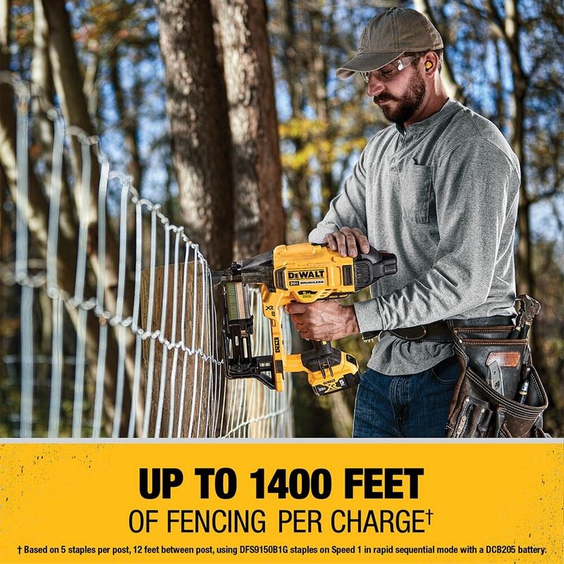 DEWALT DCFS950P2 20V MAX XR 9 GA Cordless Fencing Stapler Kit - Mississauga Hardware Centre IncDEWALTDCFS950P2