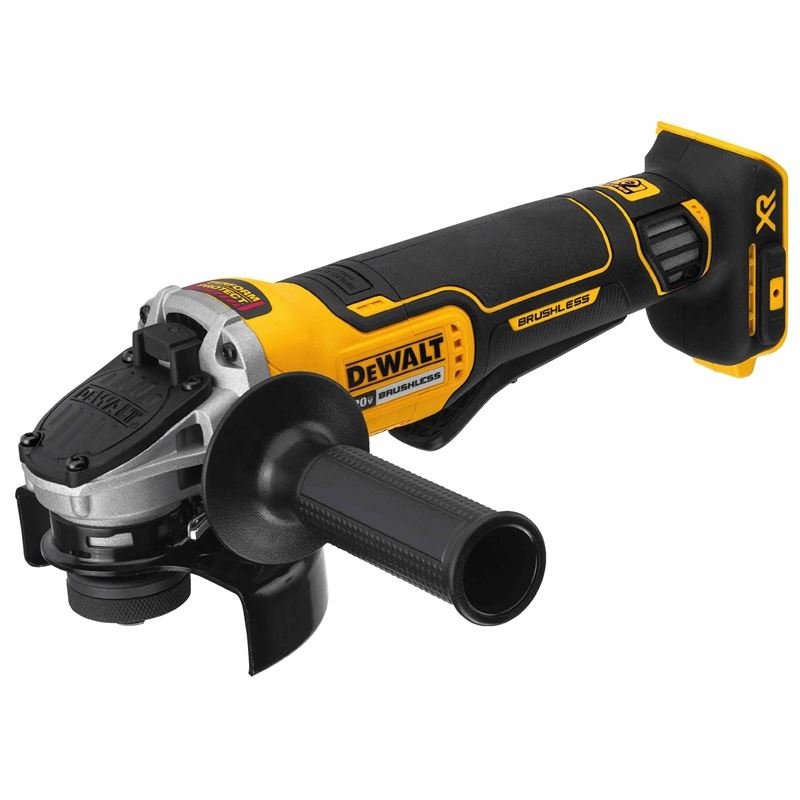 DEWALT DCG413B 4.5" (115 MM) 20V MAX* XR® BRUSHLESS PADDLE SWITCH SMALL ANGLE GRINDER WITH KICKBACK BRAKE - Mississauga Hardware Centre IncDEWALTDCG413B