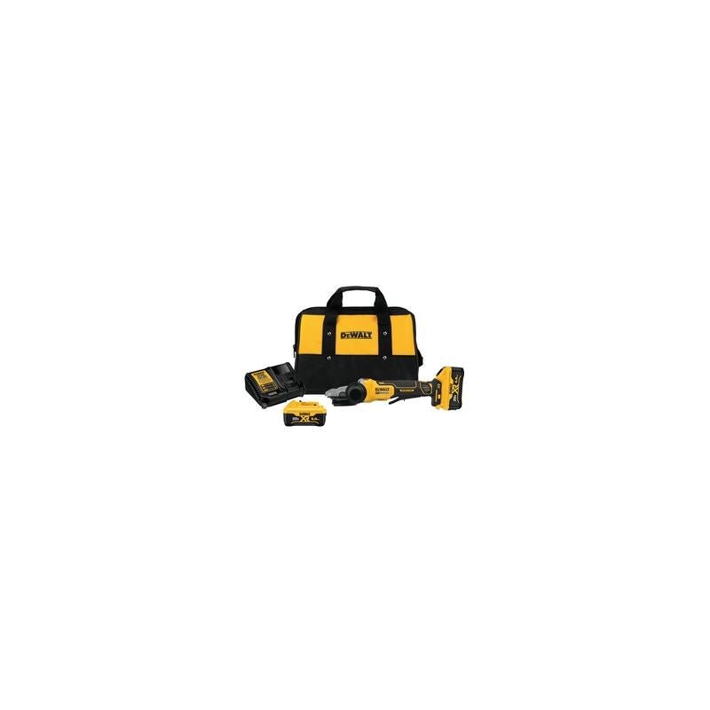 DEWALT DCG413FR2 5 in. 20V MAX* XR Flathead Paddle Switch Small Angle Grinder Kit with Kickback Brake - Mississauga Hardware Centre IncDEWALTDCG413FR2