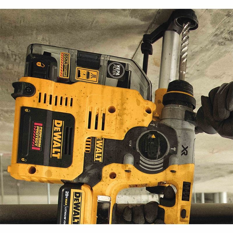 DEWALT DCH273P2DHO 20V MAX* XR® Brushless 1" L - Shape SDS Plus Rotary Hammer Kit with On Board Dust Extractor - Mississauga Hardware Centre IncDEWALTDCH273P2DHO