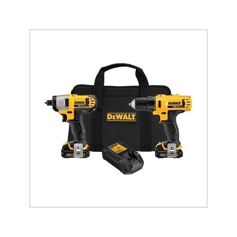DEWALT | DCK211S2 12V MAX* Cordless Li - Ion Drill Driver Impact Driver Combo Kit - Mississauga Hardware Centre IncDEWALTDCK211S2