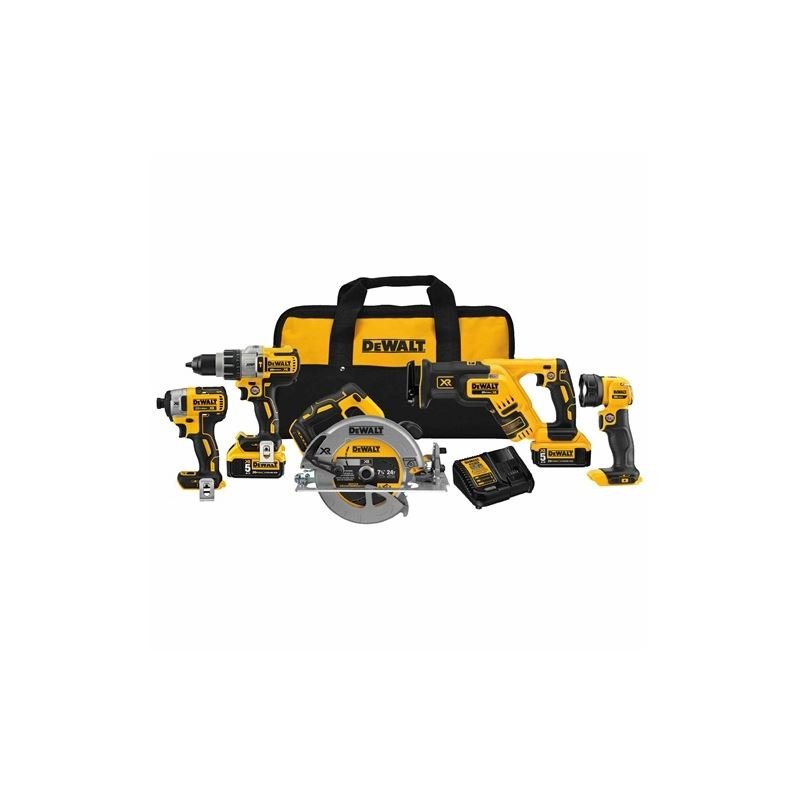 DEWALT DCK594P2 20V MAX* XR® 5 - TOOL COMBO KIT - Mississauga Hardware Centre IncDEWALTDCK594P2