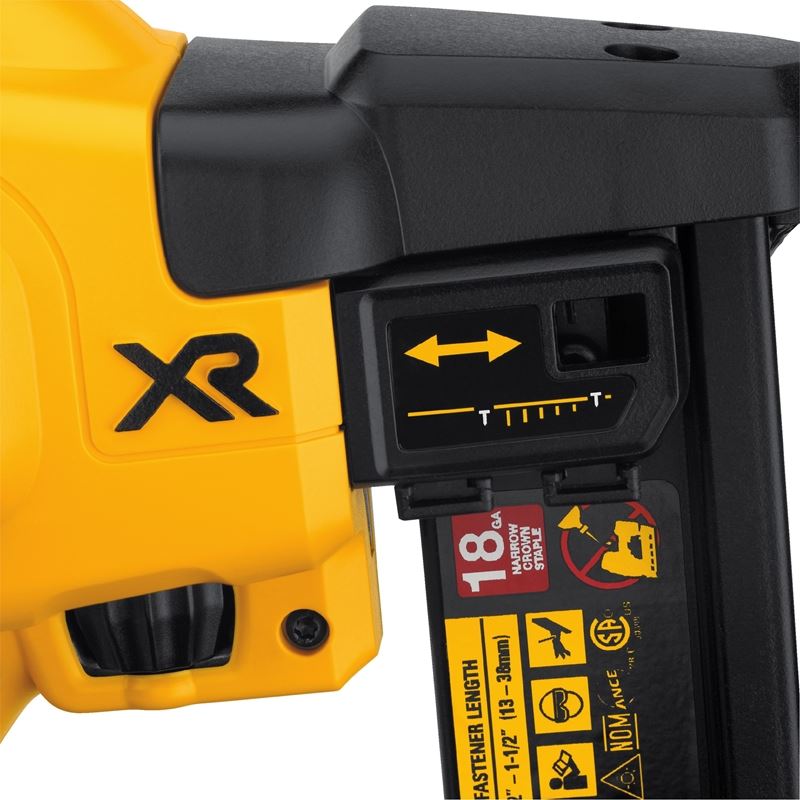 DEWALT DCN681D1 20V MAX* XR Cordless 18 GA Narrow Crown Stapler - Kit - Mississauga Hardware Centre IncDEWALTDCN681D1