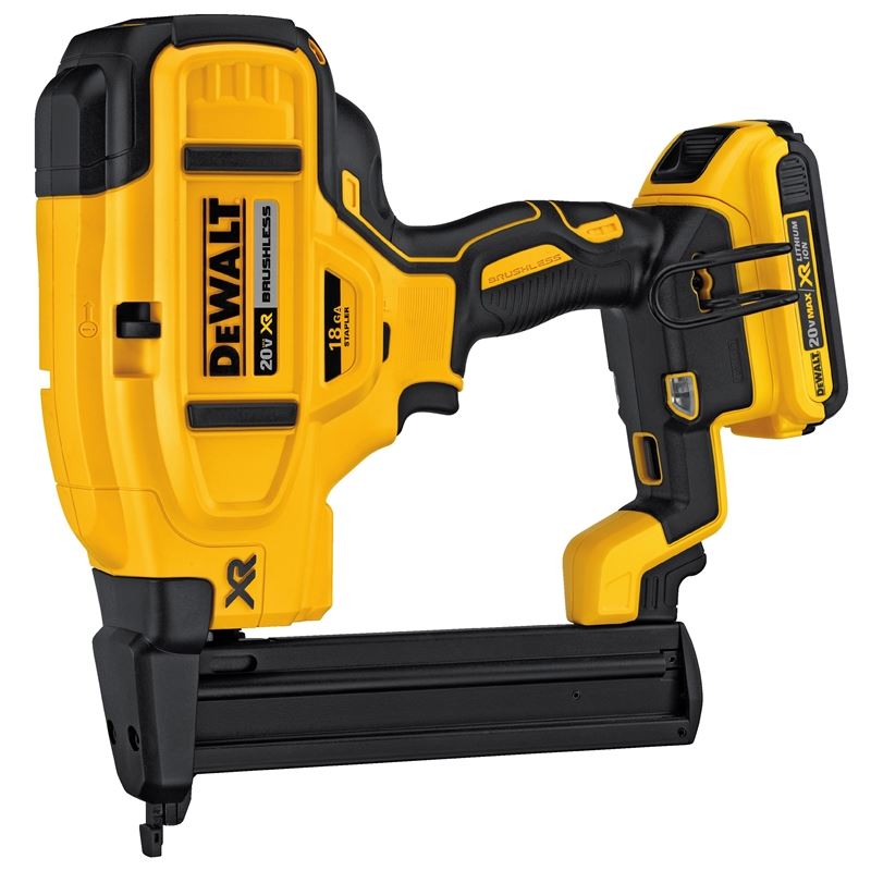 DEWALT DCN681D1 20V MAX* XR Cordless 18 GA Narrow Crown Stapler - Kit - Mississauga Hardware Centre IncDEWALTDCN681D1