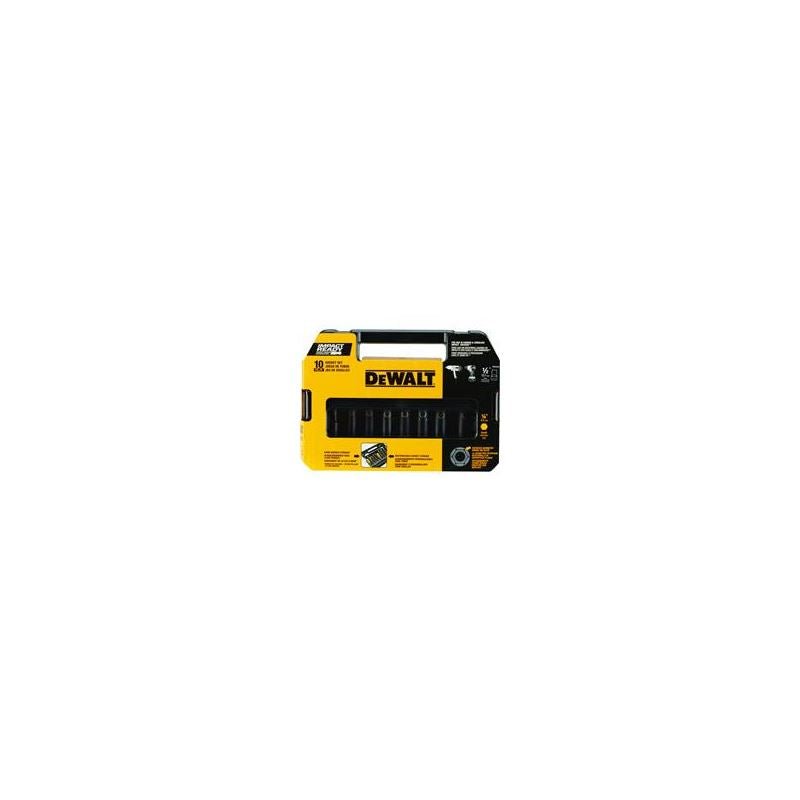 DEWALT | DW22812 10 Piece 1/2 in. Drive Impact Ready Socket Set - Mississauga Hardware Centre IncDEWALTDW22812