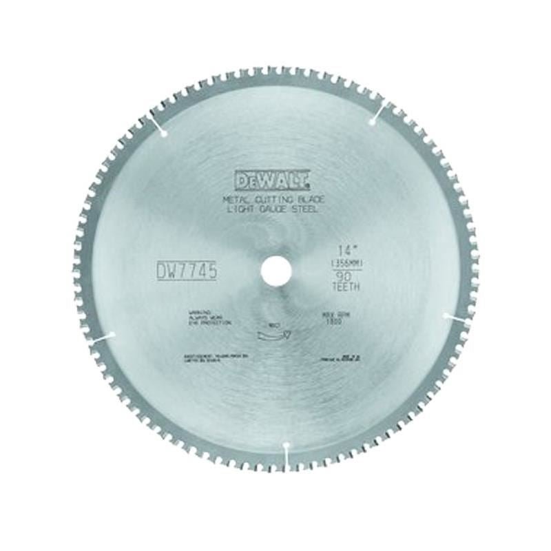 DEWALT | DW7745 14" 90Teeth Light Gauge Ferrous Metal Cutting Blade - Mississauga Hardware Centre IncDEWALTDW7745