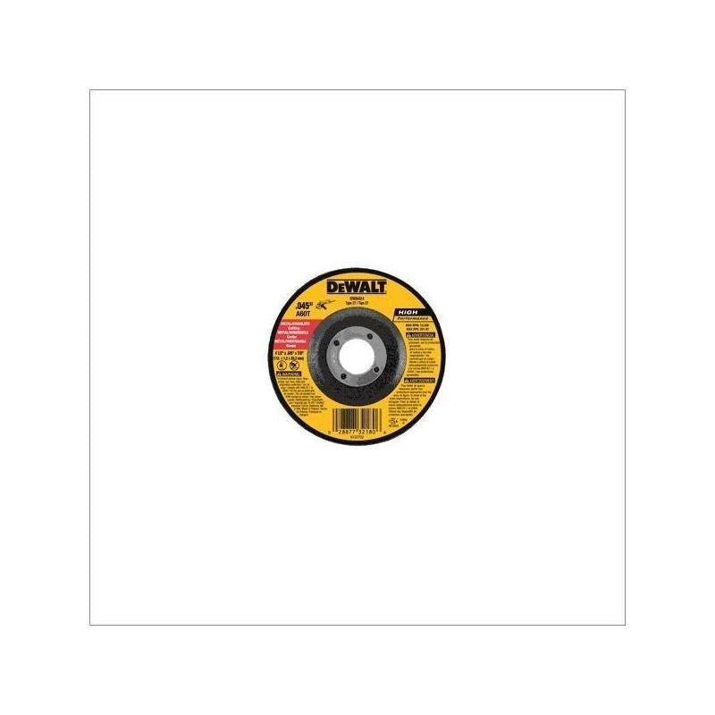 DEWALT | DW8424 4 - 1/2" x .045" x 7/8" Metal Cutting Wheel - Mississauga Hardware Centre IncDEWALTDW8424