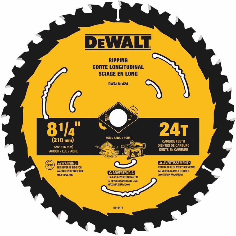 DEWALT DWA181424 8 - 1/4 in. Circular Saw Blades - Mississauga Hardware Centre IncDEWALTDWA181424