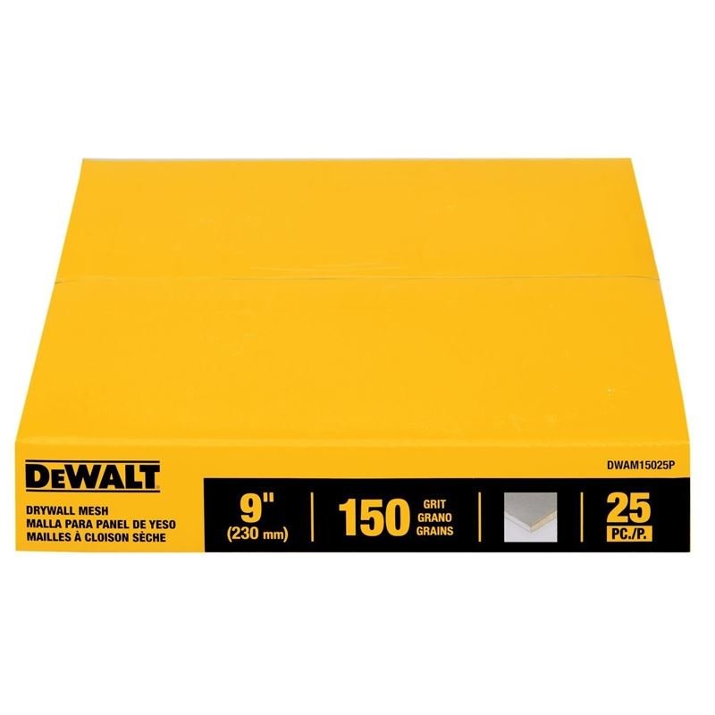 DeWalt DWAM15025P 9 IN DRYWALL MESH DISC 120 GRIT - Mississauga Hardware Centre IncDEWALTDWAM15025P