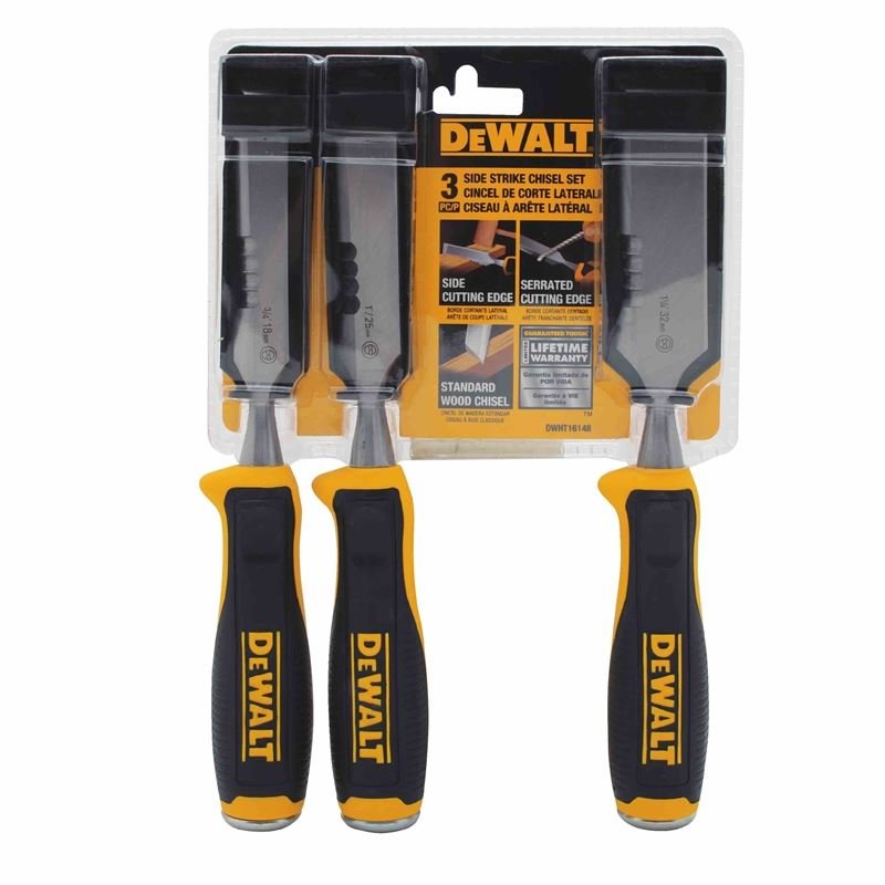 DEWALT DWHT16148 3 pc Side Strike Wood Chisel Set - Mississauga Hardware Centre IncDEWALTDWHT16148