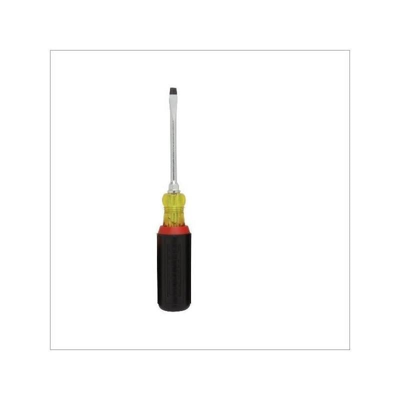 DEWALT | DWHT66383 1/4" x 4" Standard Screwdriver w/ Bolster Vinyl Grip - Mississauga Hardware Centre IncDEWALTDWHT66383