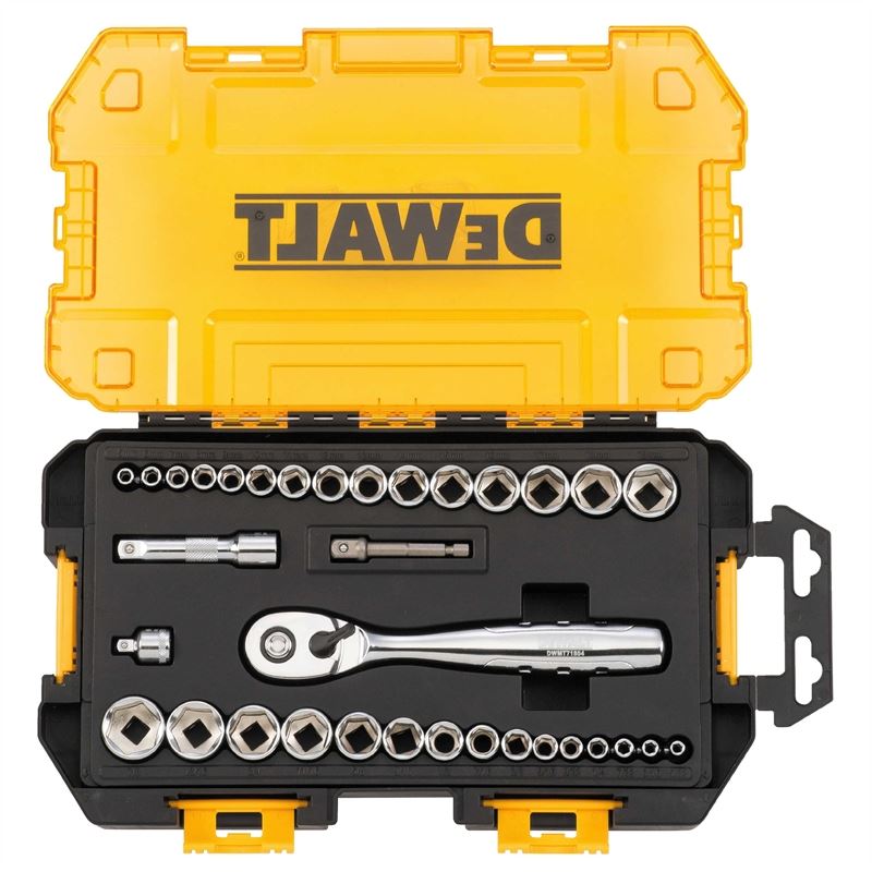 DEWALT DWMT73804 34 pc. 1/4 in. and 3/8 in. Drive Socket Set - Mississauga Hardware Centre IncDEWALTDWMT73804