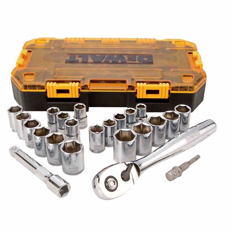 DEWALT DWMT73813 23 pc 1/2 in Drive Combination Socket Set - Mississauga Hardware Centre IncDEWALTDWMT73813