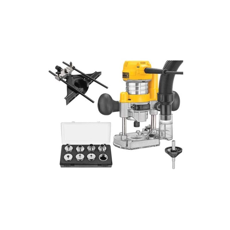 DEWALT | DWP611PK 1 - 1/4HP Max Torque Variable Speed Compact Router Combo Kit with LED's - Mississauga Hardware Centre IncDEWALTDWP611PK