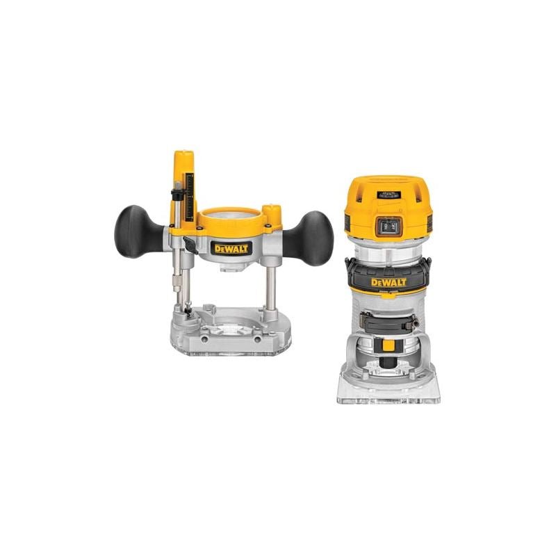 DEWALT | DWP611PK 1 - 1/4HP Max Torque Variable Speed Compact Router Combo Kit with LED's - Mississauga Hardware Centre IncDEWALTDWP611PK