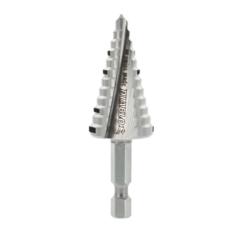 Diablo 3/8 in. ‑ 7/8 in. 12 Step Impact Step Drill Bit - Mississauga Hardware Centre Inc
