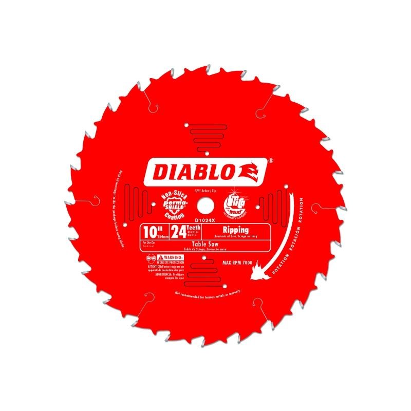 Diablo D1024X 10 in. x 24 Tooth Ripping Saw Blade - Mississauga Hardware Centre IncDIABLOD1024X