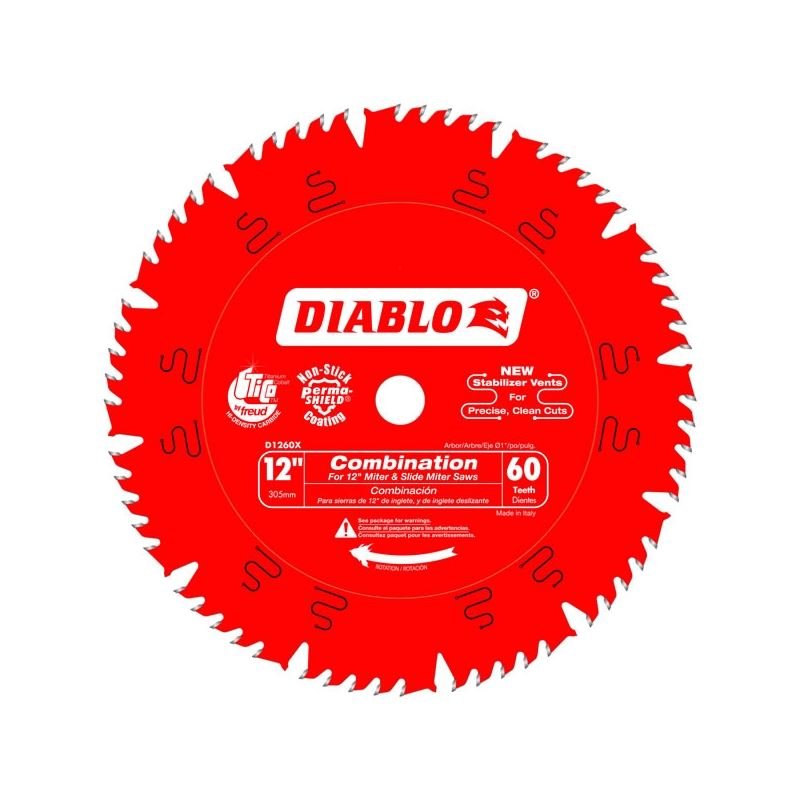 Diablo D1260X 12 in. x 60 Tooth Combination Saw Blade - Mississauga Hardware Centre IncDiabloD1260X